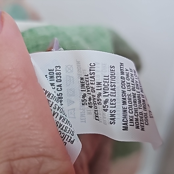 5/25 ❤️ Aerie Linen Multicolor Striped Cut Out Mini Dress - Picture 5 of 7